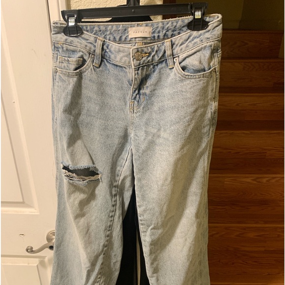 Pacsun Glitter Lowrise Baggy Jeans - Picture 1 of 6